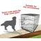 Show in main carousel: Majestic Pet Charlie Personalized Dog Crate Mat, Gray, Large slide 7 of 8