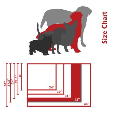 Show full view: Majestic Pet Charlie Personalized Dog Crate Mat, Gray, Large slide 8 of 8