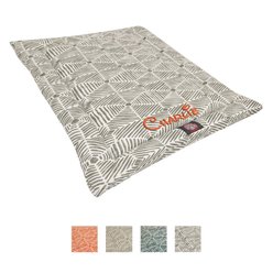 Majestic Pet Charlie Personalized Dog Crate Mat, Gray, Medium