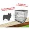 Show in main carousel: Majestic Pet Charlie Personalized Dog Crate Mat, Gray, X-Small slide 7 of 8