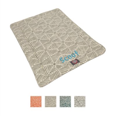 Majestic Pet Majestic Pet Charlie Personalized Dog Crate Mat, Metallic, Medium