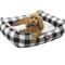 Show in main carousel: Majestic Pet Contemp Lounge Anderson Check Bolster Dog Bed with Removable Cover, Black, Medium slide 1 of 6