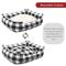 Show in main carousel: Majestic Pet Contemp Lounge Anderson Check Bolster Dog Bed with Removable Cover, Black, Medium slide 5 of 6