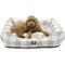 Show in main carousel: Majestic Pet Contemp Lounge Anderson Check Bolster Dog Bed with Removable Cover, Grey, Medium slide 2 of 6