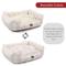Show in main carousel: Majestic Pet Contemp Lounge Anderson Check Bolster Dog Bed with Removable Cover, Pink, Small slide 5 of 6