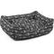 Show in main carousel: Majestic Pet Contemp Lounge Arrow Bolster Dog Bed with Removable Cover, Black with White Arrows, Small slide 5 of 7