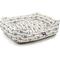 Show in main carousel: Majestic Pet Contemp Lounge Arrow Bolster Dog Bed with Removable Cover, White with Black Arrows, Small slide 5 of 7