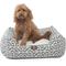 Show in main carousel: Majestic Pet Contemp Lounge Aruba Bolster Dog Bed with Removable Cover, Gray, Small slide 1 of 6