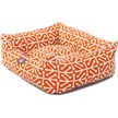 Show in main carousel: Majestic Pet Contemp Lounge Aruba Bolster Dog Bed with Removable Cover, Orange, Small slide 4 of 6