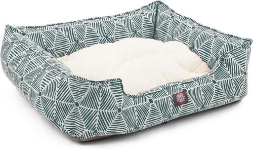 Show full view: Majestic Pet Contemp Lounge Charlie Bolster Dog Bed with Removable Cover, Emerald, Small slide 3 of 6