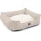 Show in main carousel: Majestic Pet Contemp Lounge Charlie Bolster Dog Bed with Removable Cover, Metallic Beige, Small slide 4 of 7