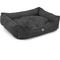 Show in main carousel: Majestic Pet Contemp Lounge Faux Suede Bolster Dog Bed with Removable Cover, Gray, Small slide 4 of 6
