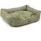 Show in main carousel: Majestic Pet Contemp Lounge Faux Suede Bolster Dog Bed with Removable Cover, Sage, Small slide 4 of 6