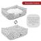 Show in main carousel: Majestic Pet Contemp Lounge Fusion Bolster Dog Bed with Removable Cover, Gray, Small slide 5 of 6