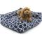 Show in main carousel: Majestic Pet Contemp Lounge Fusion Bolster Dog Bed with Removable Cover, Navy Blue, Small slide 2 of 6