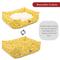 Show in main carousel: Majestic Pet Contemp Lounge Fusion Bolster Dog Bed with Removable Cover, Yellow, Small slide 6 of 7
