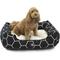 Show in main carousel: Majestic Pet Contemp Lounge Hexo Shapes Bolster Dog Bed with Removable Cover, Black, Small slide 1 of 6