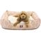 Show in main carousel: Majestic Pet Contemp Lounge Hexo Shapes Bolster Dog Bed with Removable Cover, Pink, Small slide 1 of 6