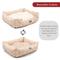 Show in main carousel: Majestic Pet Contemp Lounge Hexo Shapes Bolster Dog Bed with Removable Cover, Pink, Small slide 5 of 6