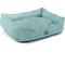 Show in main carousel: Majestic Pet Contemp Lounge Jackson Heathered Bolster Dog Bed with Removable Cover, Teal, Small slide 5 of 7