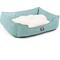 Show in main carousel: Majestic Pet Contemp Lounge Jackson Heathered Bolster Dog Bed with Removable Cover, Teal, Small slide 4 of 7