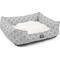 Show in main carousel: Majestic Pet Contemp Lounge Links Bolster Dog Bed with Removable Cover, Gray, Small slide 3 of 6