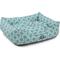 Show in main carousel: Majestic Pet Contemp Lounge Links Bolster Dog Bed with Removable Cover, Teal, Small slide 4 of 6