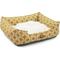 Show in main carousel: Majestic Pet Contemp Lounge Links Bolster Dog Bed with Removable Cover, Yellow, Small slide 3 of 6