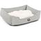 Show in main carousel: Majestic Pet Contemp Lounge Palette Heathered Bolster Dog Bed with Removable Cover, Gray, Small slide 3 of 6
