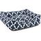 Show in main carousel: Majestic Pet Contemp Lounge Trellis Bolster Dog Bed with Removable Cover, Navy Blue, Small slide 4 of 6