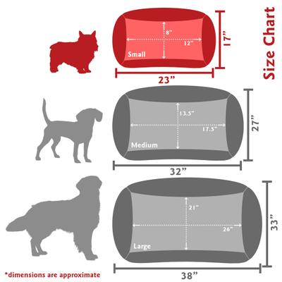 Show full view: Majestic Pet Contemp Lounge Trellis Bolster Dog Bed with Removable Cover, Navy Blue, Small slide 6 of 6