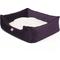 Show in main carousel: Majestic Pet Contemp Lounge Velvet Bolster Dog Bed with Removable Cover, Amethyst, Small slide 3 of 6