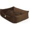 Show in main carousel: Majestic Pet Contemp Lounge Velvet Bolster Dog Bed with Removable Cover, Espresso, Small slide 4 of 6