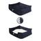 Show in main carousel: Majestic Pet Contemp Lounge Velvet Bolster Dog Bed with Removable Cover, Navy, Small slide 6 of 7