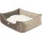 Show in main carousel: Majestic Pet Contemp Lounge Velvet Bolster Dog Bed with Removable Cover, Smoke, Small slide 4 of 7