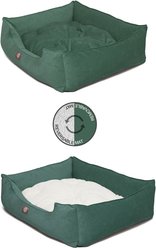 Majestic Pet Contemp Lounge Villa Bolster Dog Bed with Removable Cover, Marine, Small slide 2 of 6