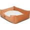Show in main carousel: Majestic Pet Contemp Lounge Villa Bolster Dog Bed with Removable Cover, Orange, Small slide 3 of 6