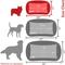 Show in main carousel: Majestic Pet Contemp Lounge Villa Bolster Dog Bed with Removable Cover, Orange, Small slide 6 of 6