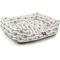 Show in main carousel: Majestic Pet Contemporary Lounge Arrow Bolster Dog Bed with Removable Cover, White/Black Arrows, Large slide 3 of 4