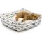 Show in main carousel: Majestic Pet Contemporary Lounge Arrow Bolster Dog Bed with Removable Cover, White/Black Arrows, Large slide 2 of 4