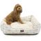 Show in main carousel: Majestic Pet Contemporary Lounge Arrow Bolster Dog Bed with Removable Cover, White/Gold Arrows, Medium slide 2 of 4