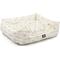 Show in main carousel: Majestic Pet Contemporary Lounge Arrow Bolster Dog Bed with Removable Cover, White/Gold Arrows, Medium slide 3 of 4