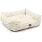 Show in main carousel: Majestic Pet Contemporary Lounge Arrow Bolster Dog Bed with Removable Cover, White/Gold Arrows, Medium slide 4 of 4