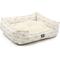Show in main carousel: Majestic Pet Contemporary Lounge Arrow Bolster Dog Bed with Removable Cover, White/Tan Arrows, Large slide 4 of 4