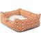 Show in main carousel: Majestic Pet Contemporary Lounge Aruba Bolster Dog Bed with Removable Cover, Orange, Large slide 5 of 6