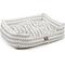 Show in main carousel: Majestic Pet Contemporary Lounge Boho Arrow Bolster Dog Bed with Removable Cover, White/Black Arrows, Medium slide 4 of 6