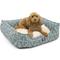 Show in main carousel: Majestic Pet Contemporary Lounge Charlie Bolster Dog Bed with Removable Cover, Emerald, Medium slide 1 of 4