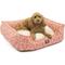 Show in main carousel: Majestic Pet Contemporary Lounge Charlie Bolster Dog Bed with Removable Cover, Salmon, Large slide 1 of 5