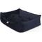 Show in main carousel: Majestic Pet Contemporary Lounge Faux Suede Bolster Dog Bed with Removable Cover, Navy, Medium slide 3 of 5