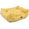Show in main carousel: Majestic Pet Contemporary Lounge Hexo Shapes Bolster Dog Bed with Removable Cover, Medium, Yellow slide 3 of 5